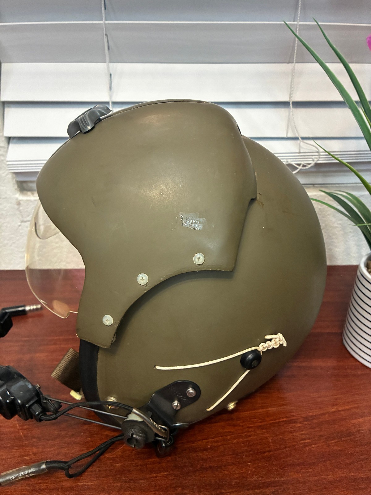 Vintage 1965-67 Gentex APH-5A Helicopter Flight Helmet–Vietnam War -Original Bag