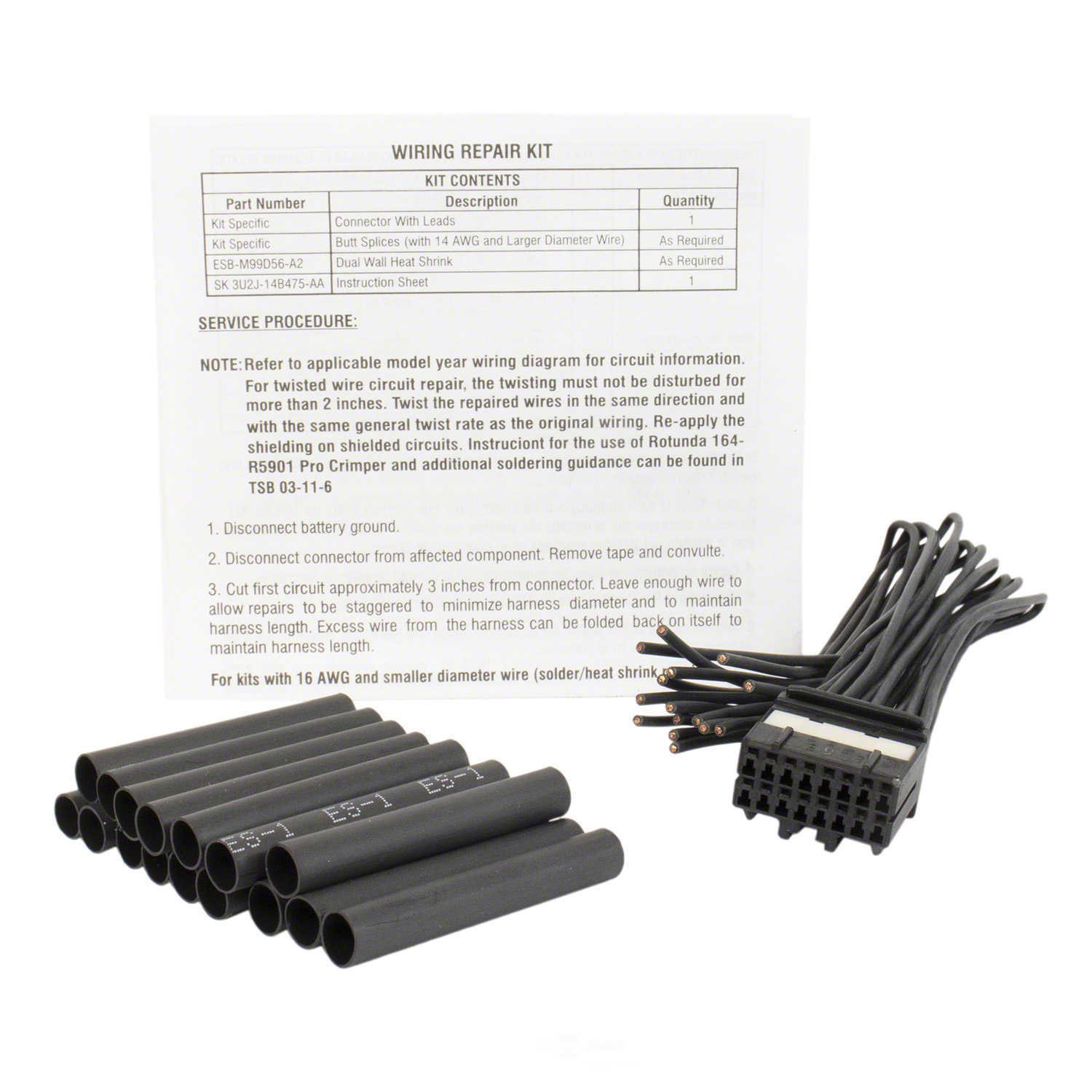 Telematics Interface Module Connector Motorcraft WPT-242