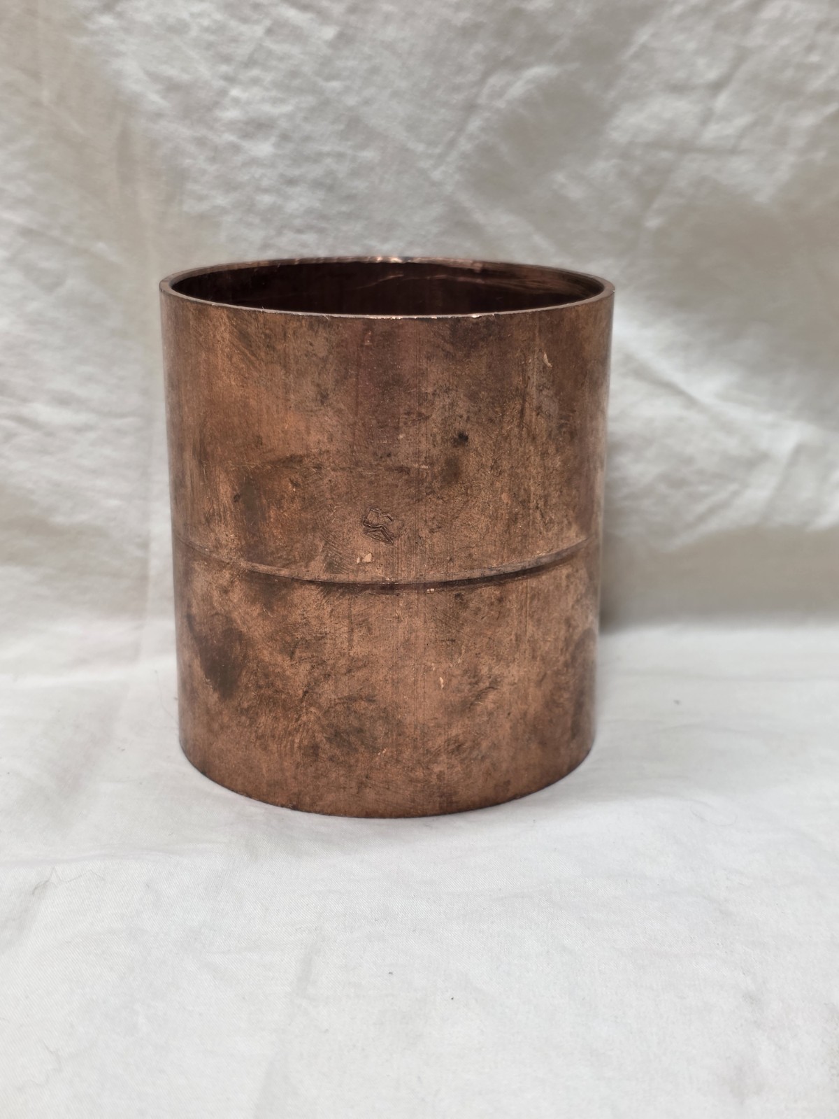 Mueller 3" Wrot Copper Pipe Coupling Rolled Stop C x C - W01092