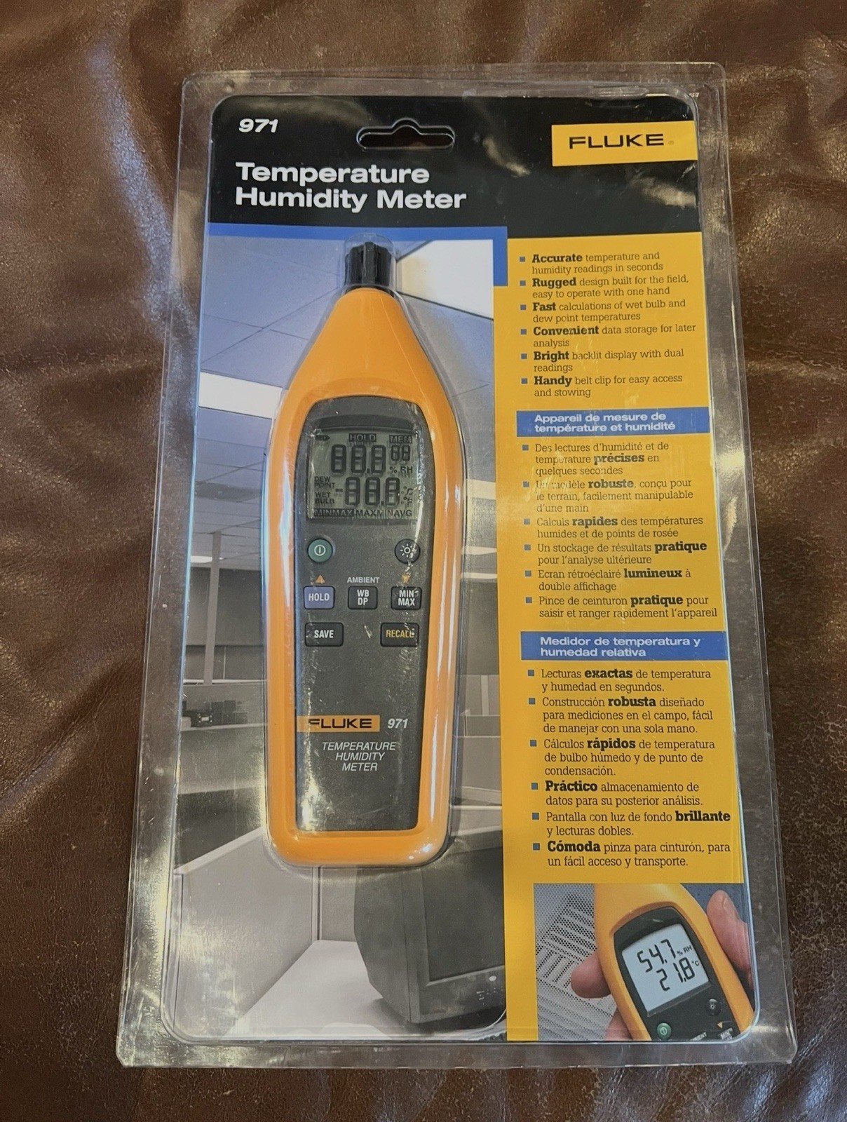 Fluke 971 Temperature Humidity Meter