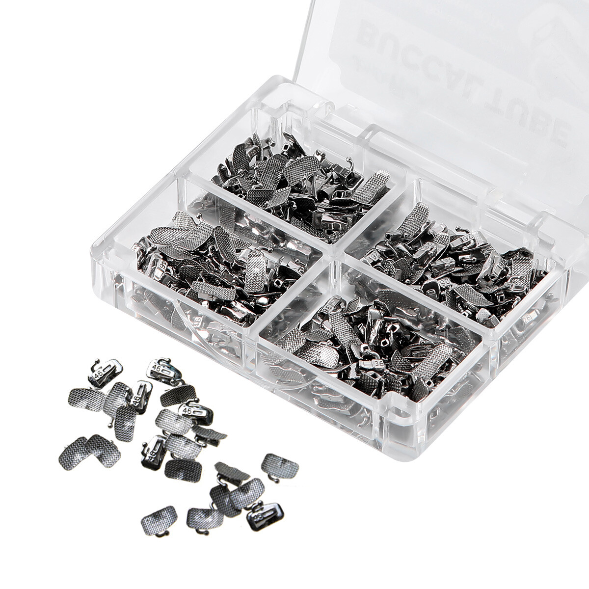 Dental Orthodontic Buccal Tube 1st 2nd Molar Roth/MBT 022 018 Bondable Non-Conv