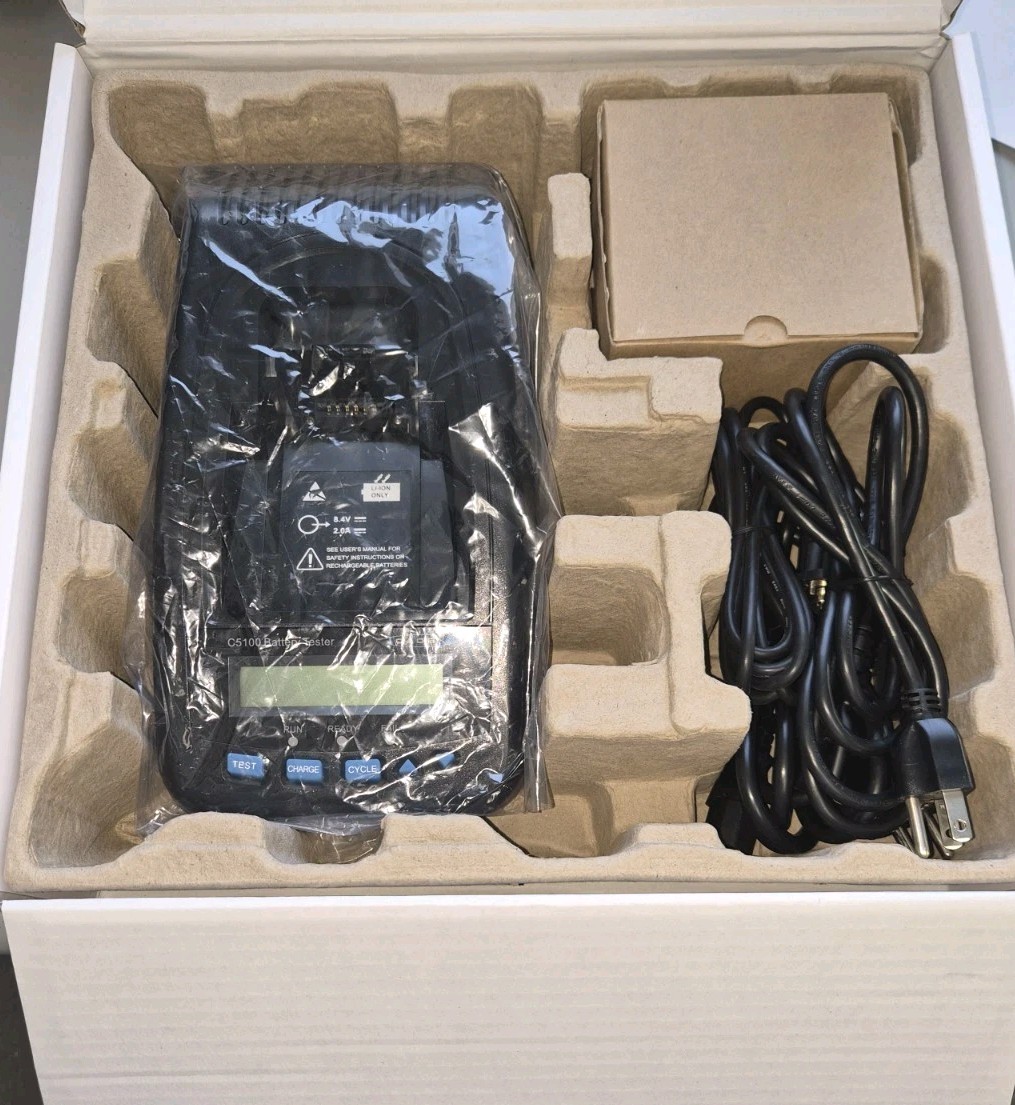 CADEX C5100 BATTERY TESTER 1501 C51AA01976 Bundle Package **OPEN BOX**