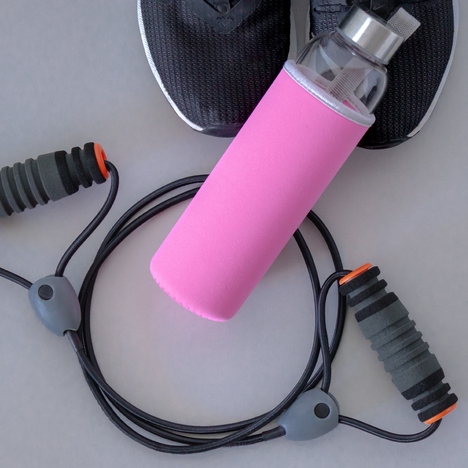 2pcs 12oz Neoprene Insulated Water Bottle Sleeve Black