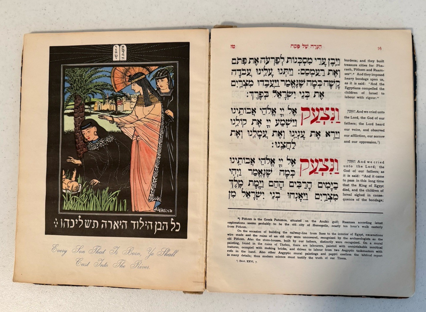 Chasam Sofer HAGGADAH PASSOVER Vienna WIEN 1928 JEWISH ART English RARE חתם סופר
