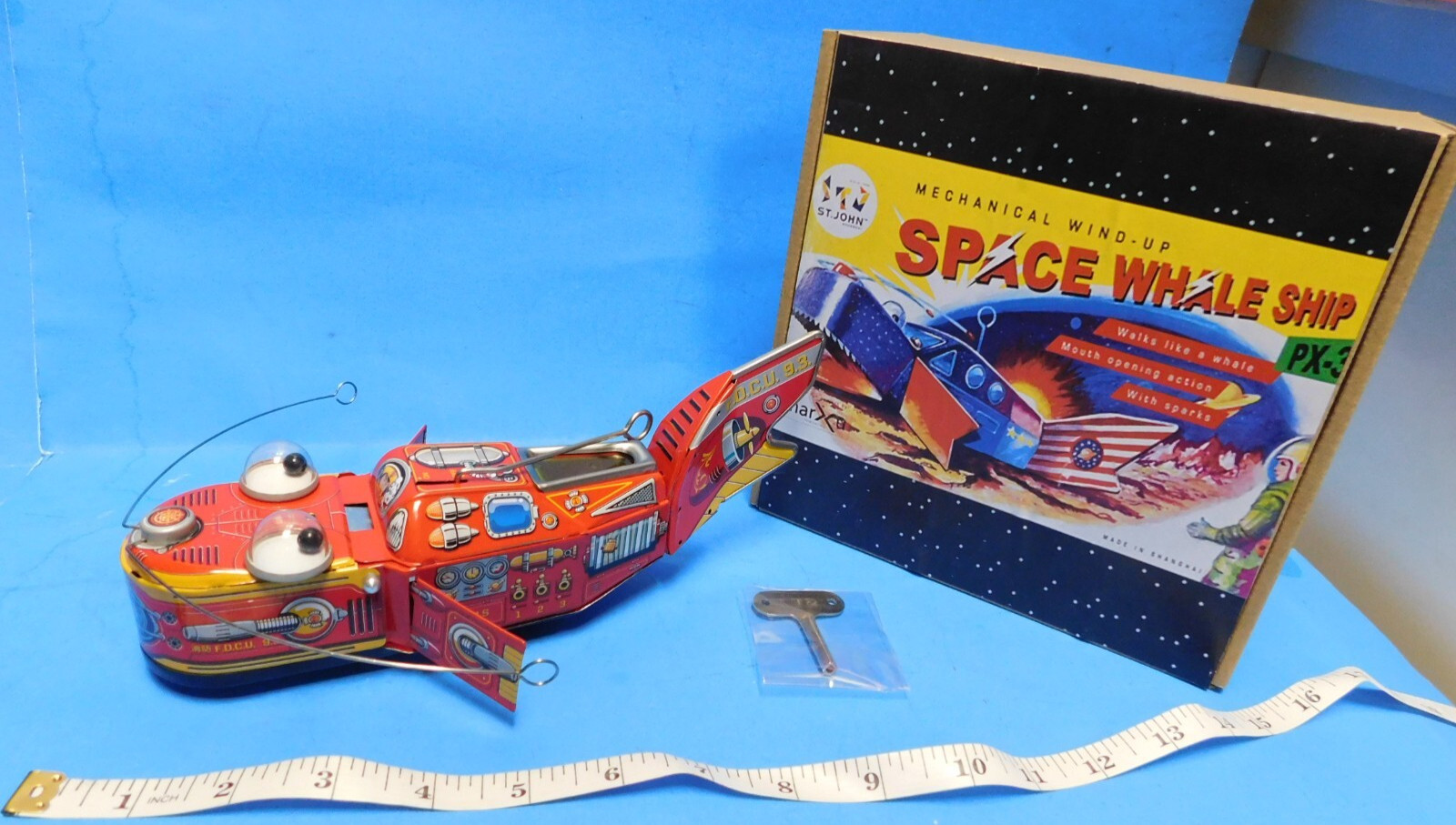 ! SPACE WHALE F.D.C.U 9.3 SAINT JOHN MARXU INT IN CUSTOM BOX RARE *ST