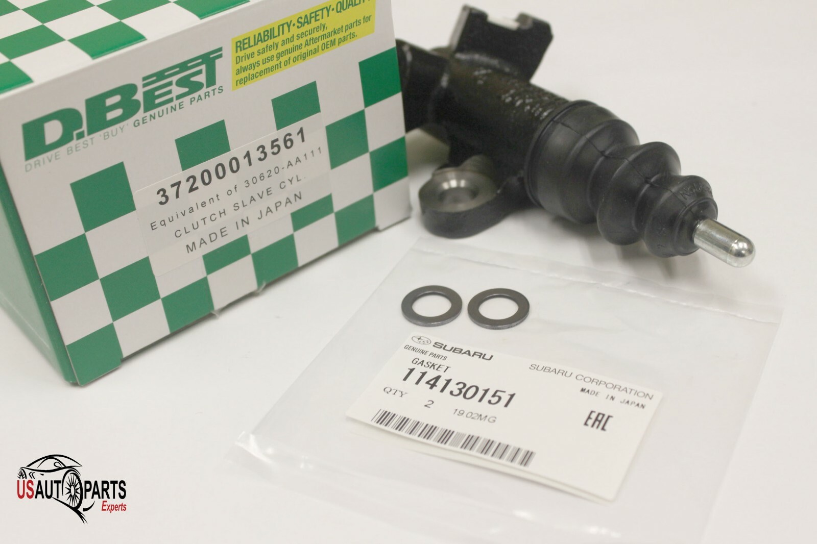 SUBARU OEM - CLUTCH SLAVE CYLINDER + 2 SEALS - IMPREZA - 114130151 - JAPAN