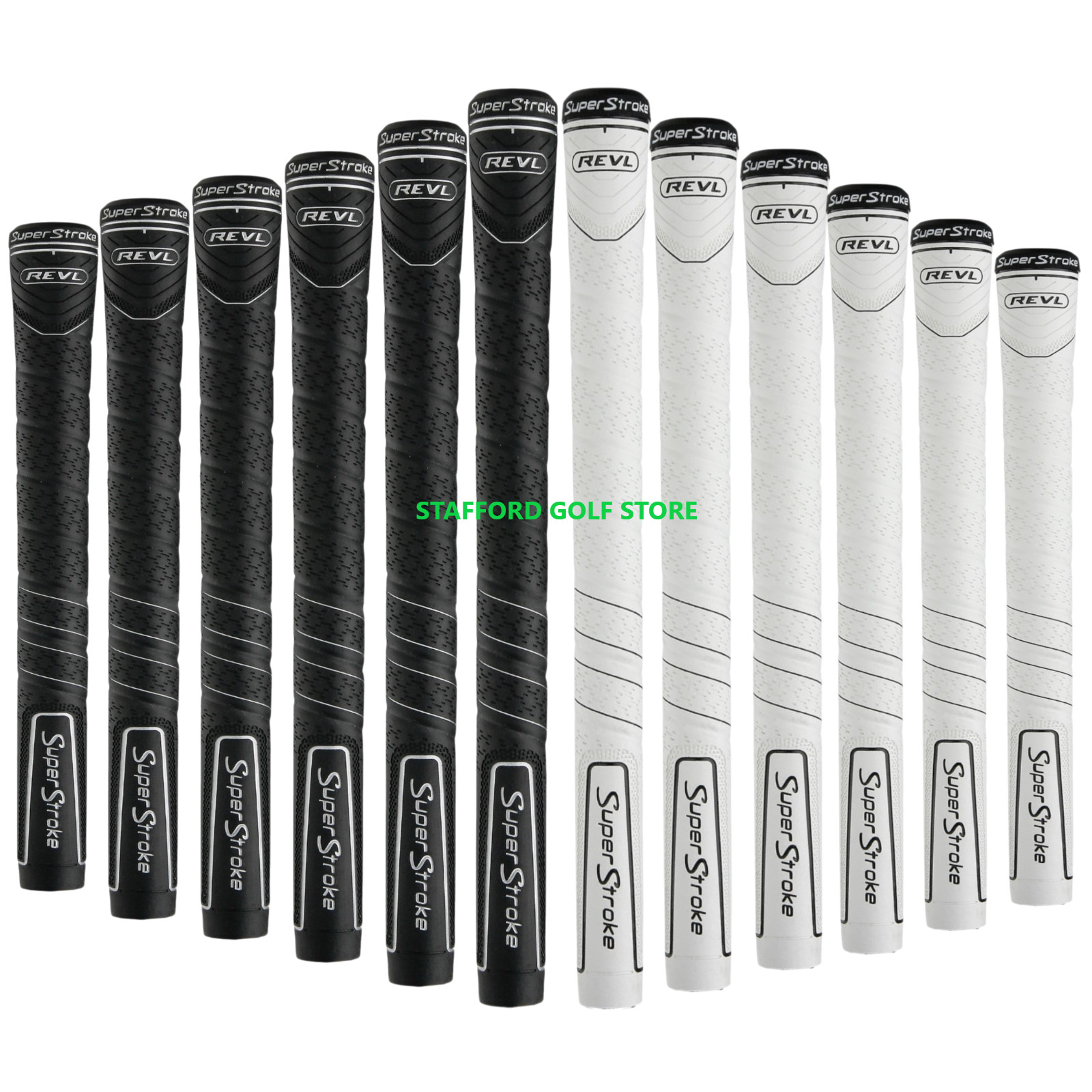 Super Stroke REVL Comfort Golf Grips Bundle Jumbo/Standard/Midsize/Undersize New