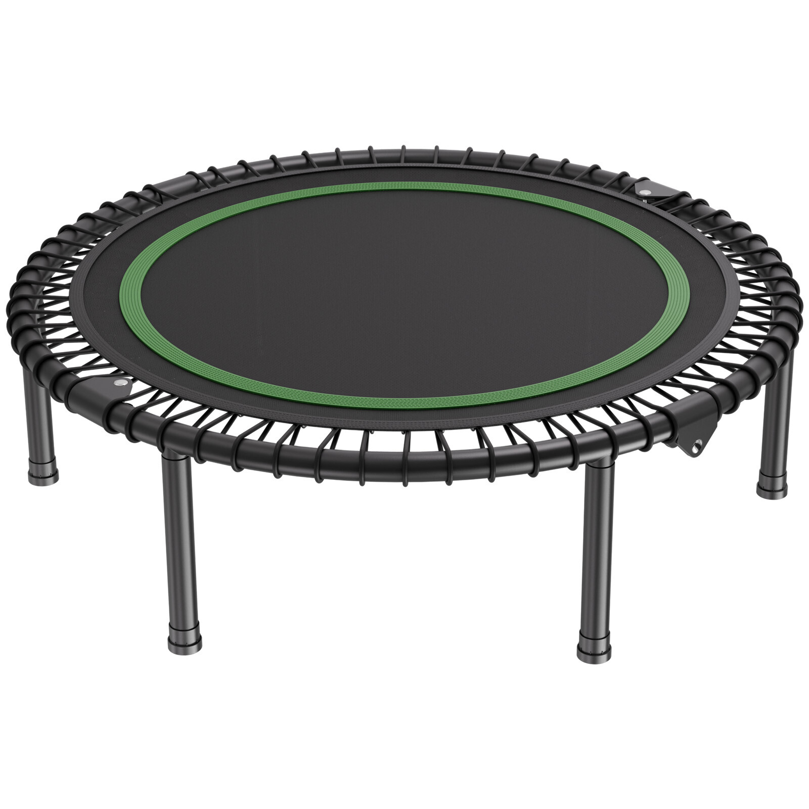 40" Foldable Mini Fitness Trampoline Adults Indoor Exercise Rebounder