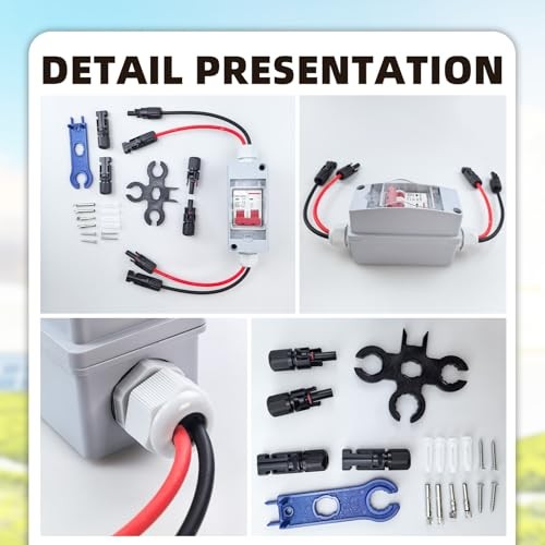 Solar Disconnect Switch, DC500V 32A IP65 Waterproof, DC Miniature Circuit