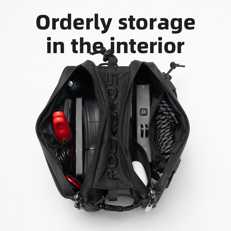 ROCKBROS MTB Road Front Bicycle Crossbar Bike Frame Small Pannier Saddle Bag 1L