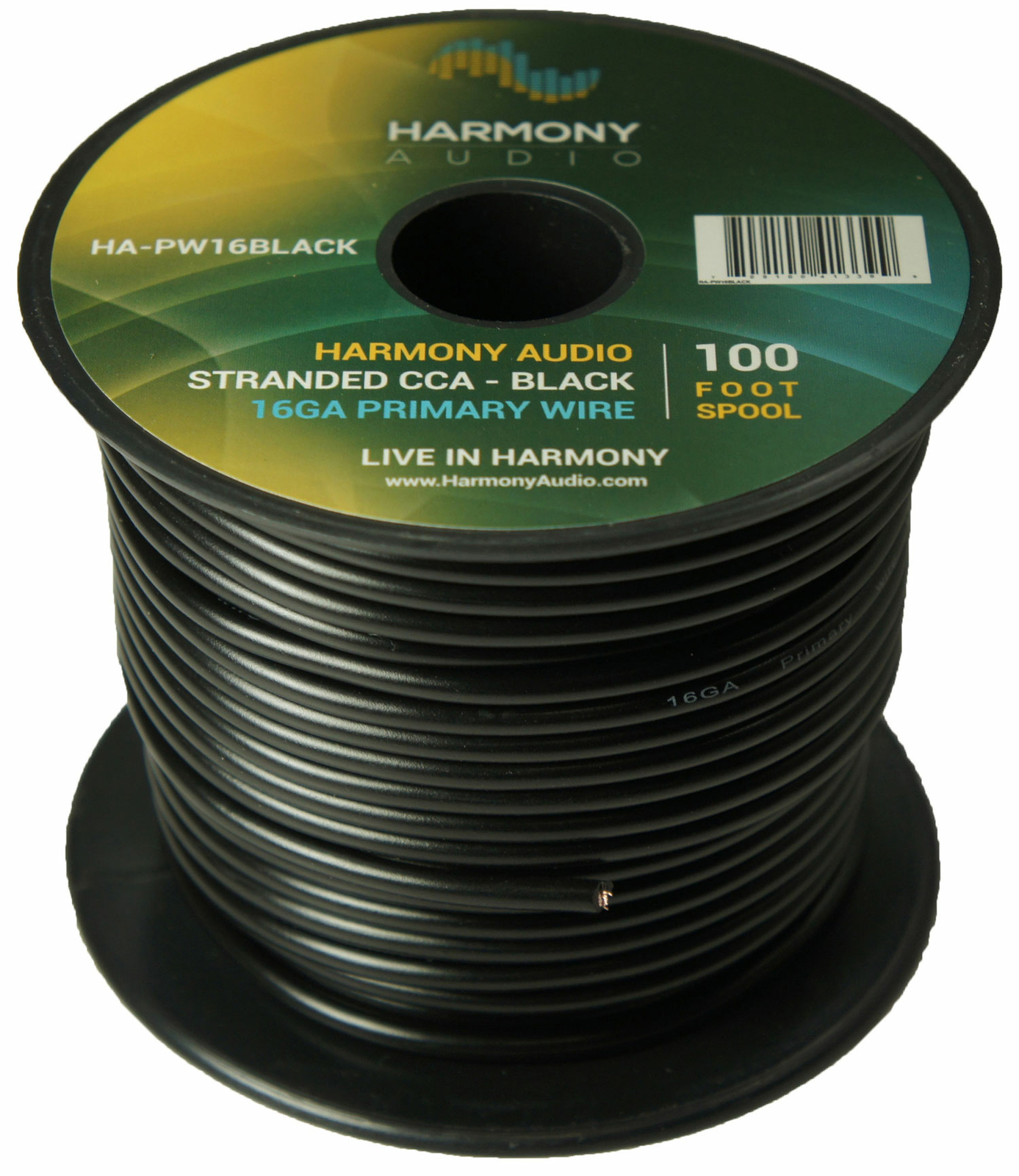 Harmony Car Primary 16 Gauge Power or Ground Wire 1000 Feet 10 Rolls Multi Color