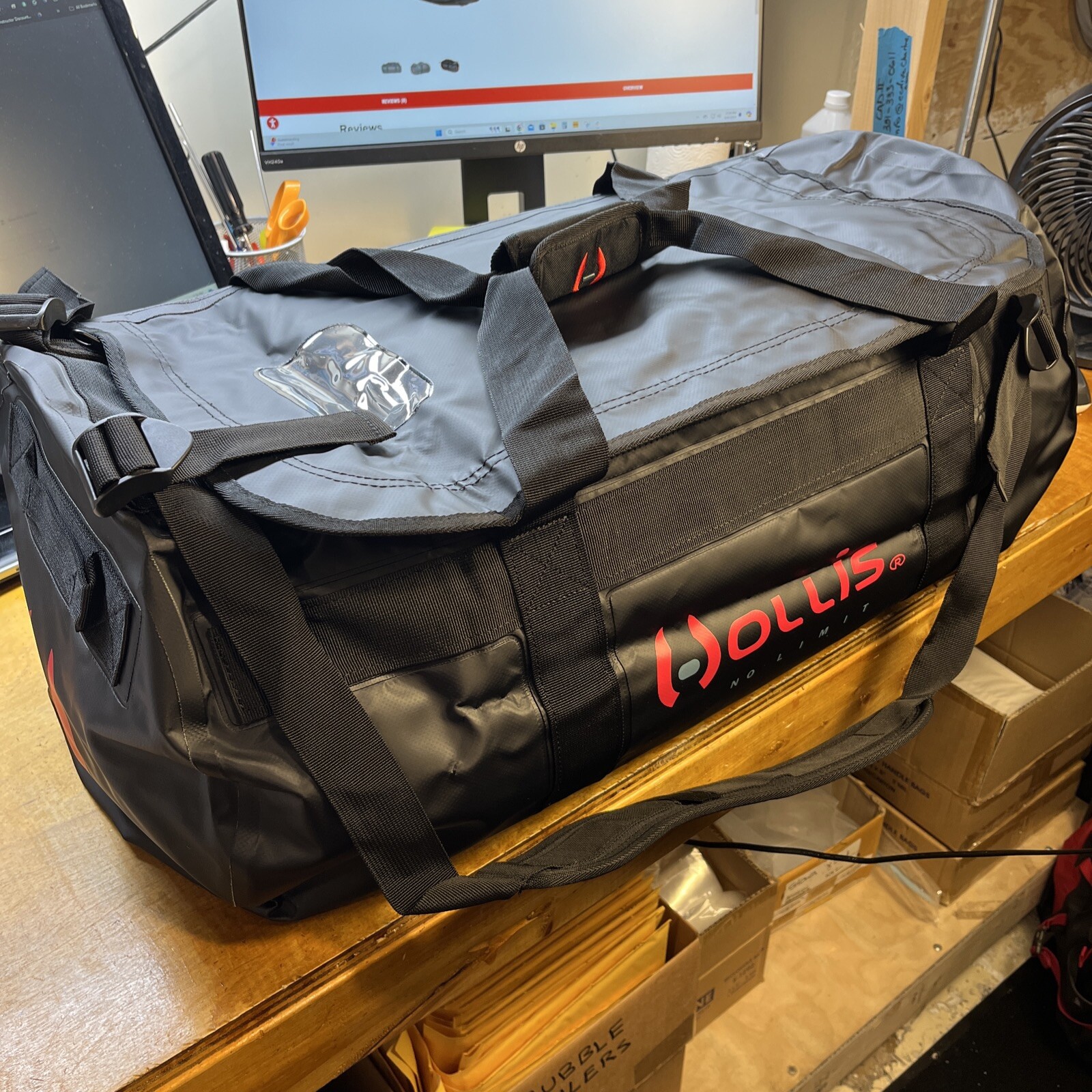 Hollis Duffle Bag - 217.6506.01 - Rugged PVC Bag for Scuba Diving and Snorkeling