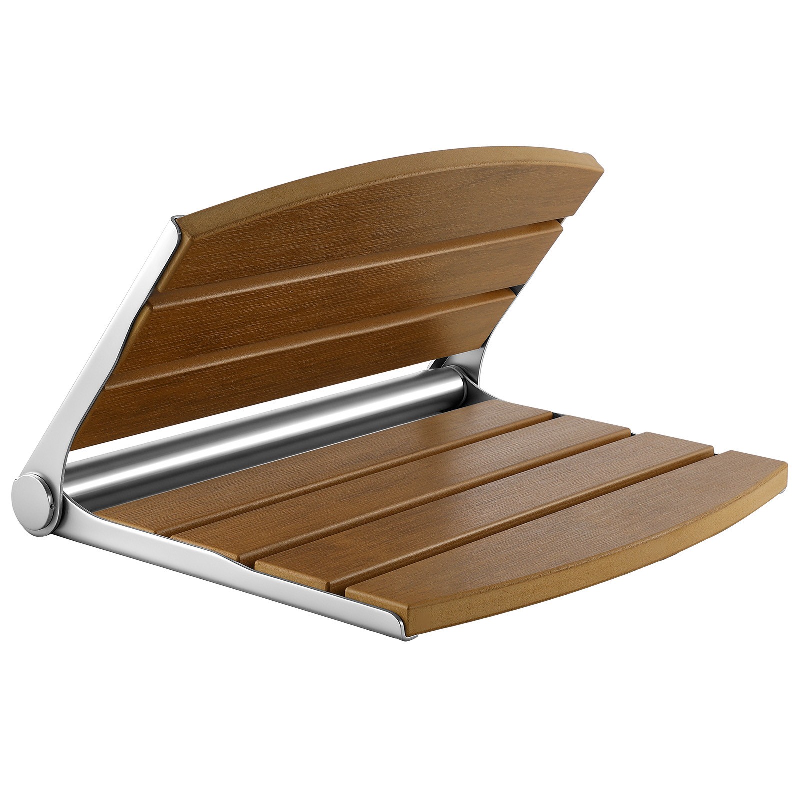 Uimoso Foldable Shower Seat Wall Mounted Folding Shower Bench 400LBS Capacity