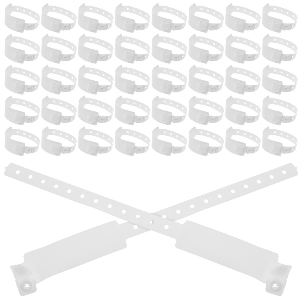 200 Pcs Medical Wristband Hospital Bracelets Wristbands Id for Adults