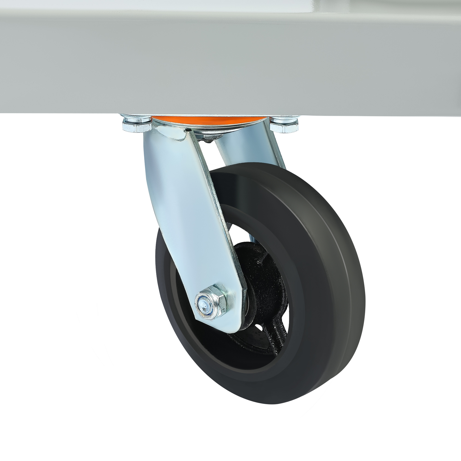 Platform Hand Truck 2000lb Capacity Steel Heavy Duty Flat Dolly Cart W/ Wheels