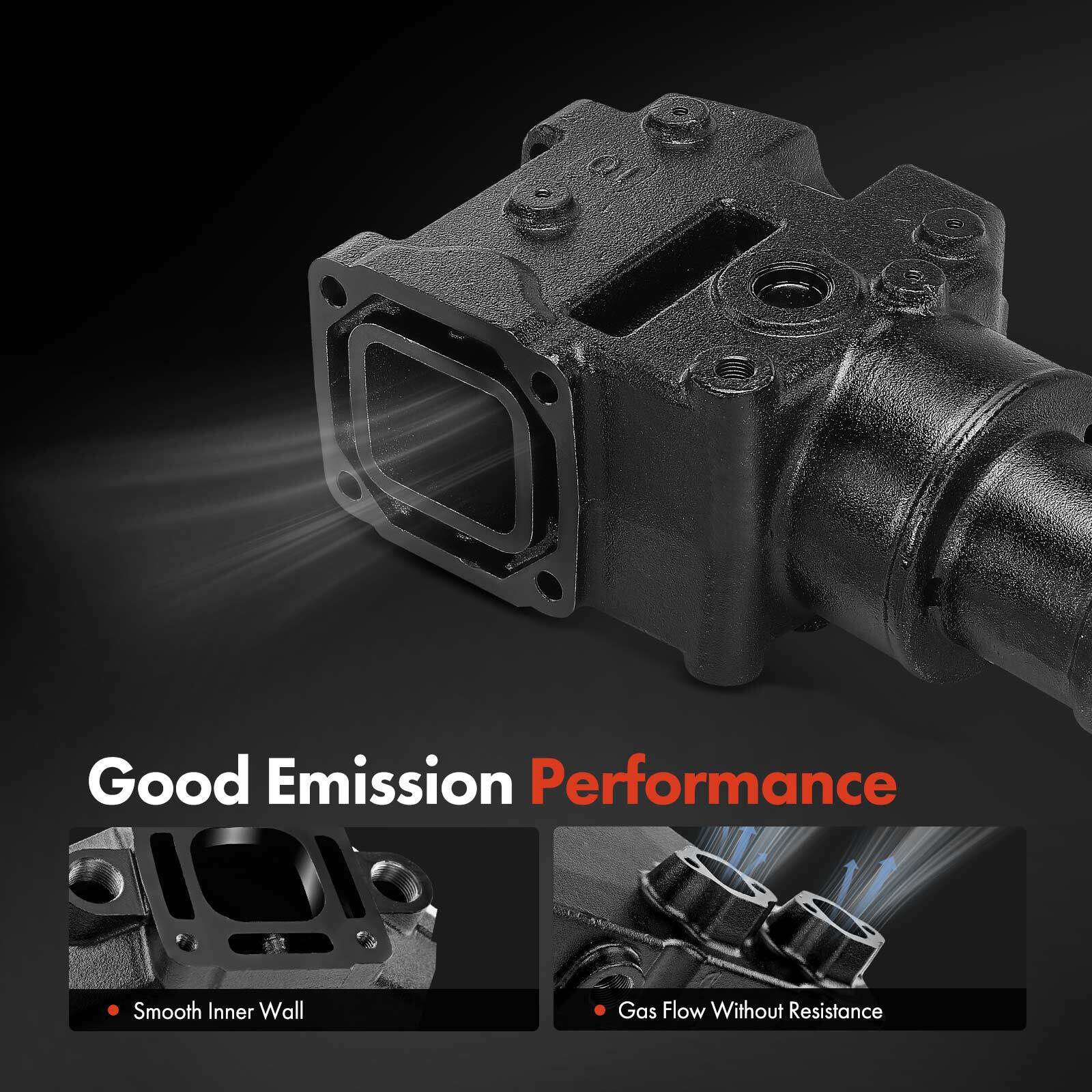 4" Exhaust Elbow Riser for Mercury Marine Mercruiser Engine GM V6 & V8 1987-2002