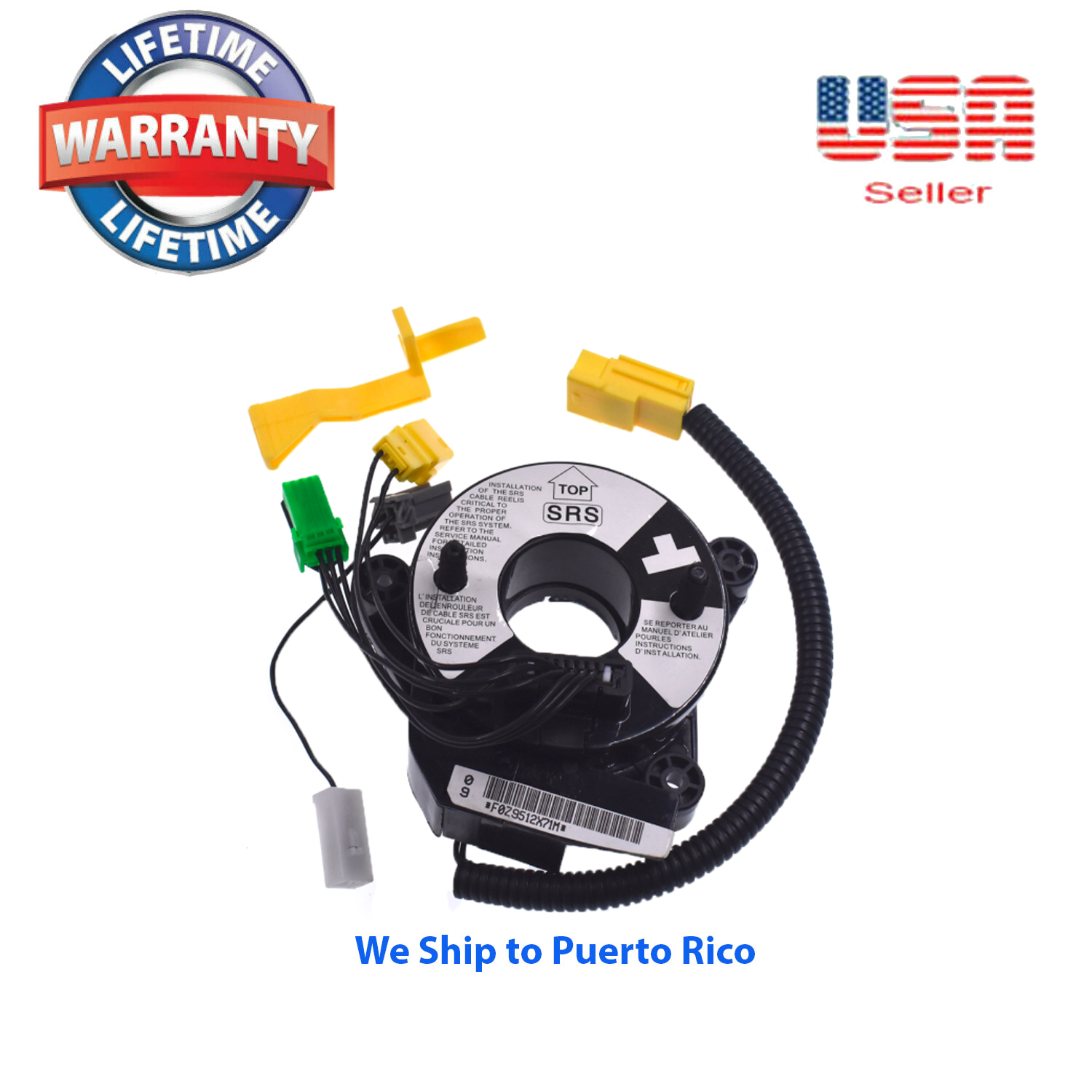 77900-SLN-A11 Clock Spring Fit Honda Fit Sport 2007-2008 1.5L L4 - Gas