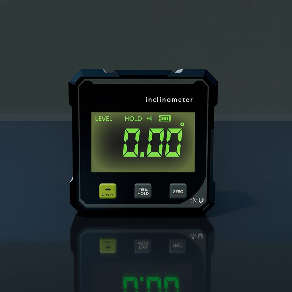 Digital Angle Finder with Laser, 4-Side Magnetic Angle Gauge for Woodworking US