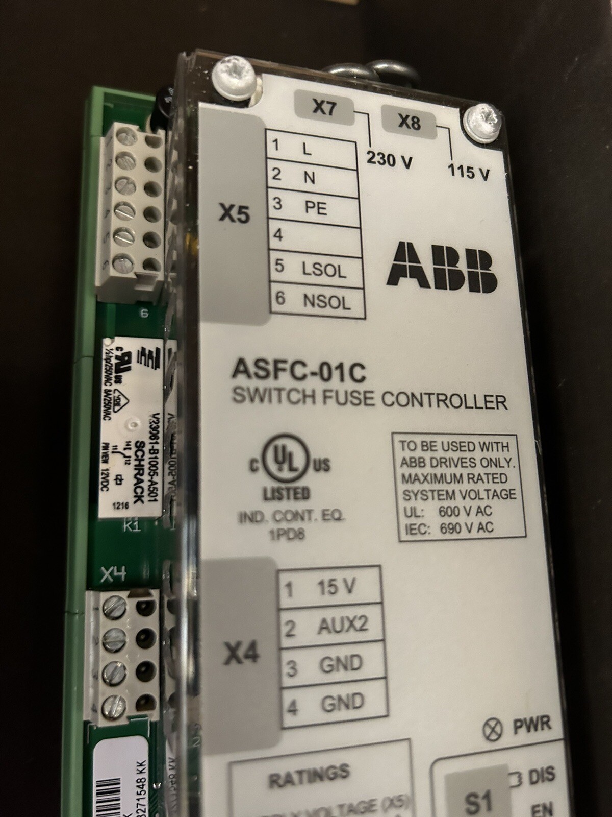 ABB ASFC-01C Switch Fuse Controller Will Give Discount Pricing With Multi Order
