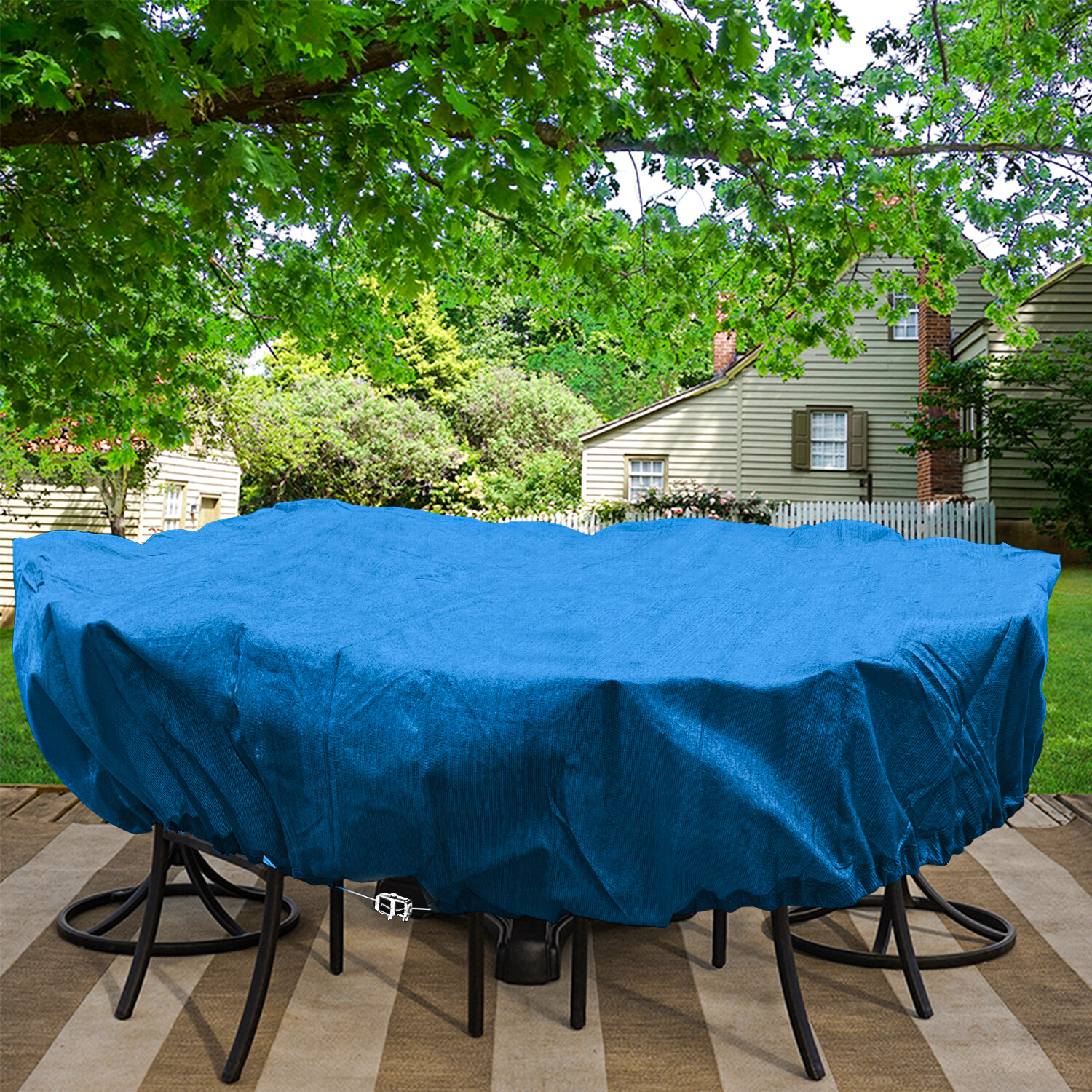 Round Winter Pool Cover Safety Heavy Duty Swimming Cover for Above Ground Pool