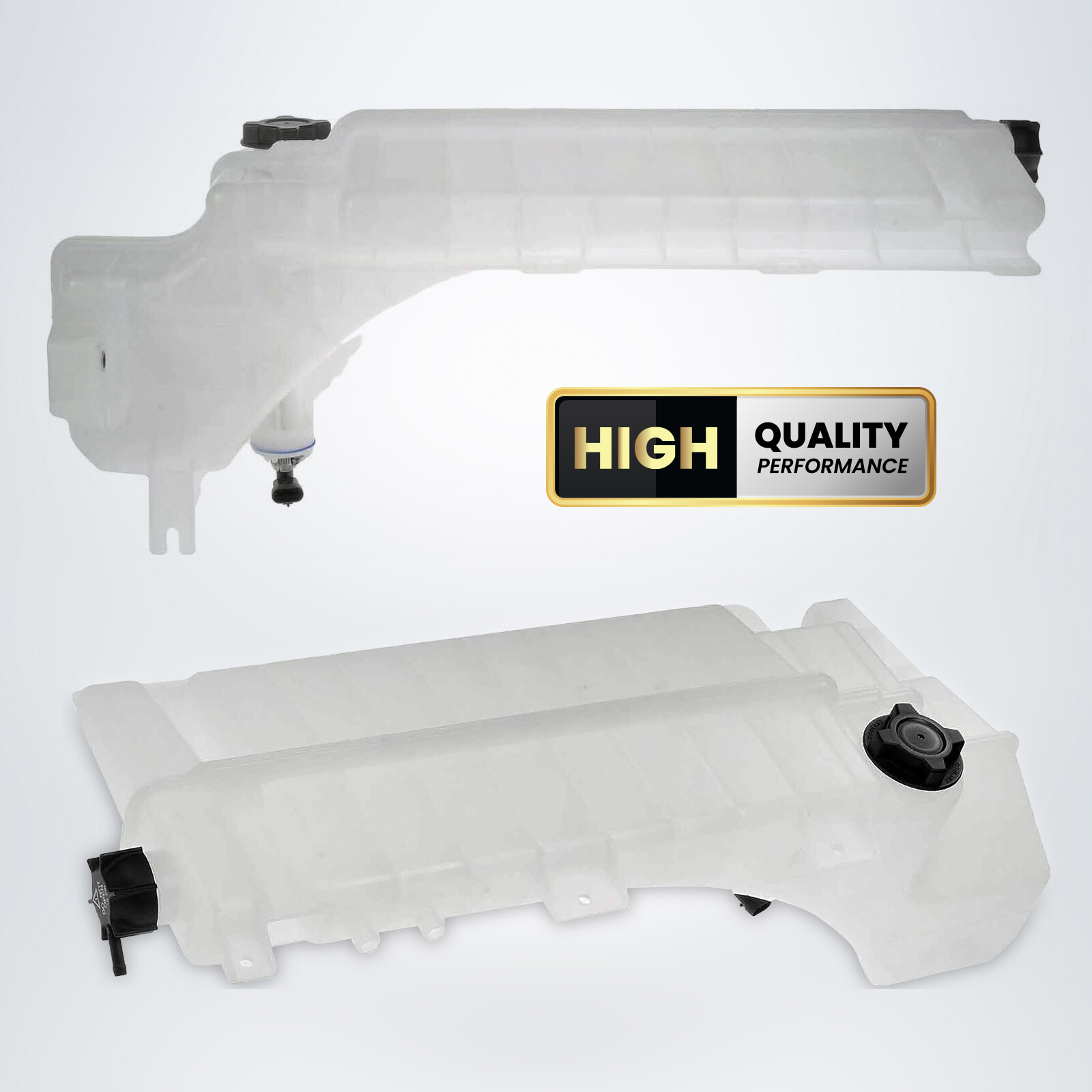 Volvo VNL Truck 2008-2024 Coolant Tank Reservoir w Cap, Sensor Replaces 22564837