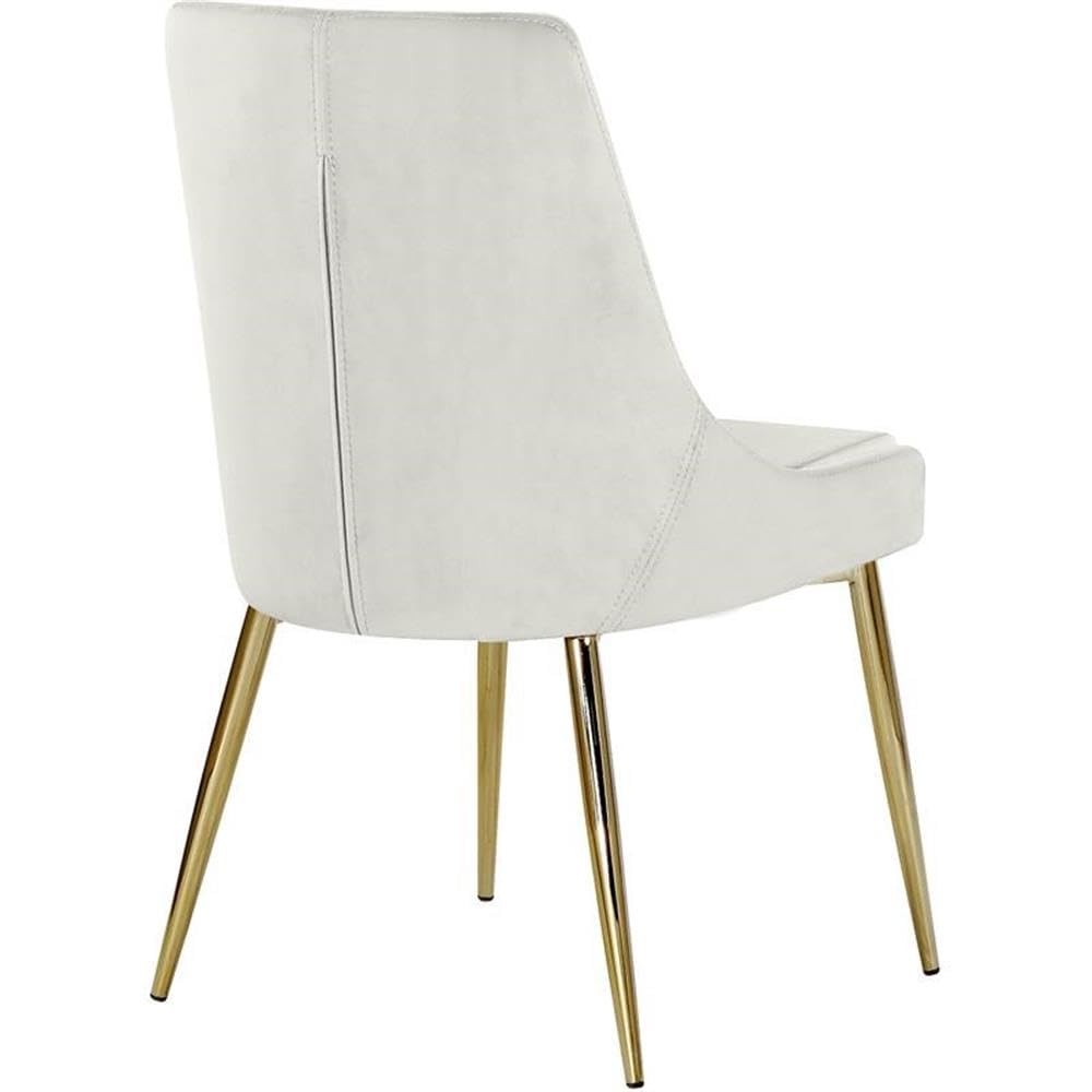 Meridian Furniture Karina Collection Modern Velvet Upholstered Dining Chair