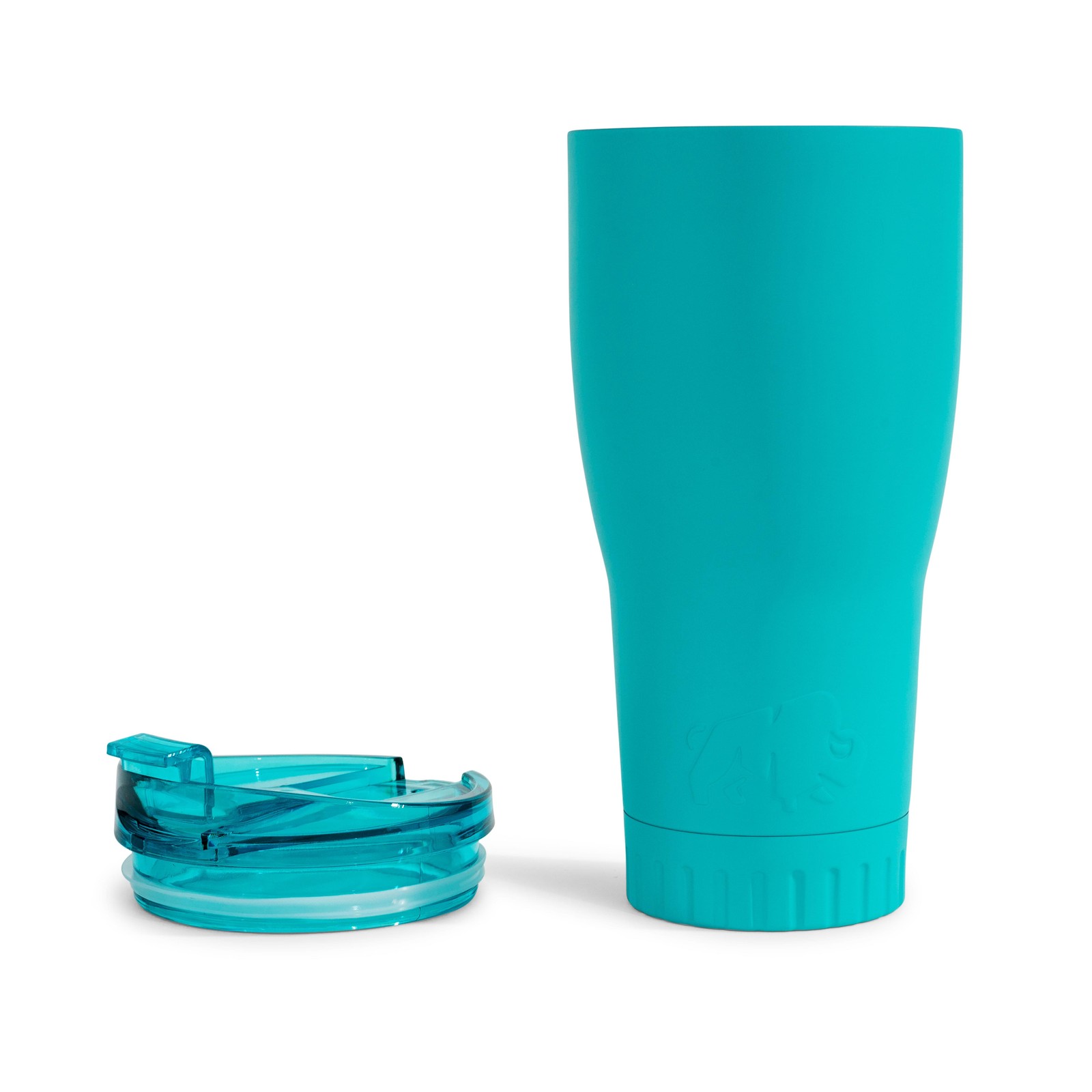 Matte Teal Stainless Steel Tumbler With Flip Lid | Holds 30 Ounces