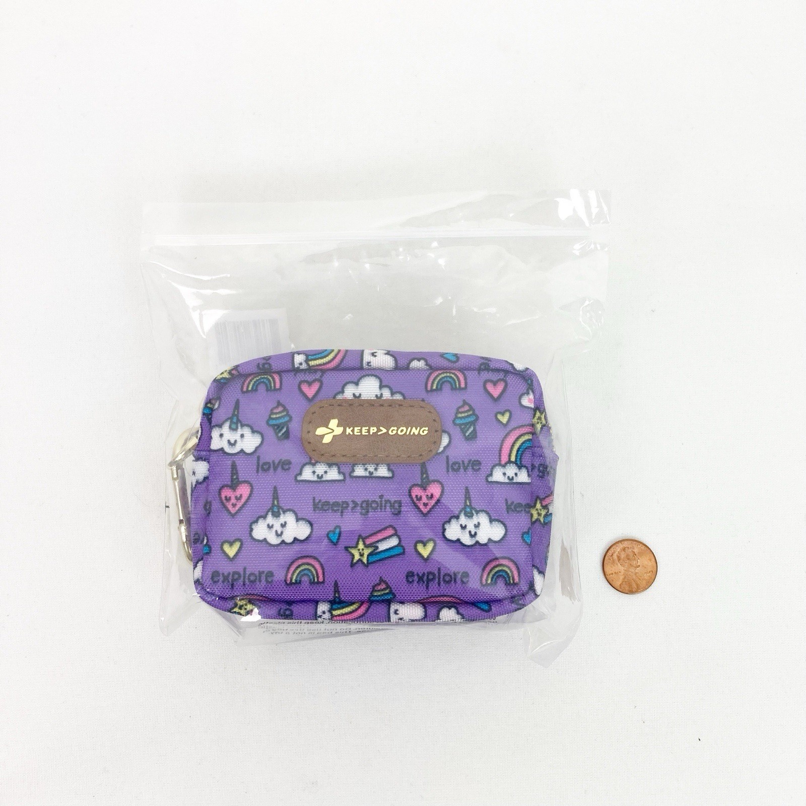 Keep Going First Aid Mini Kit (60 Pieces) Purple Rainbow Brand New