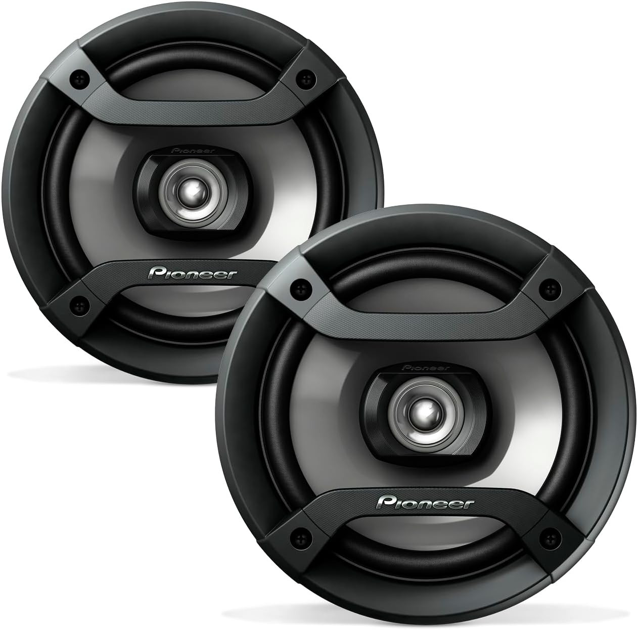 Pioneer F-Series TS-F1634R 6.5” 2-Way Speakers (Pair) – 200W Max, Balanced Sound