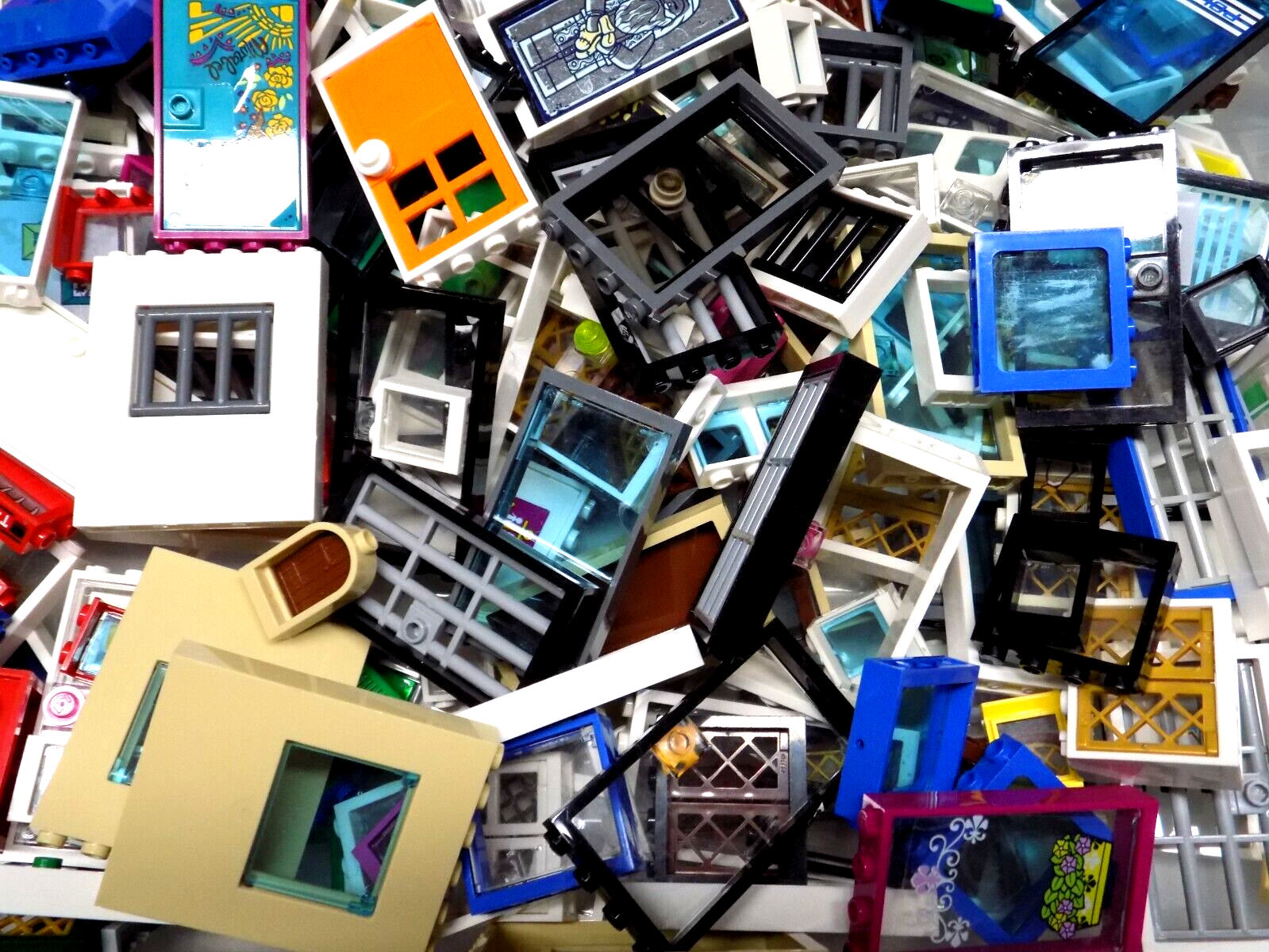 40 piece!!! Lego Windows and Doors Super Fun Lot {WASHED}