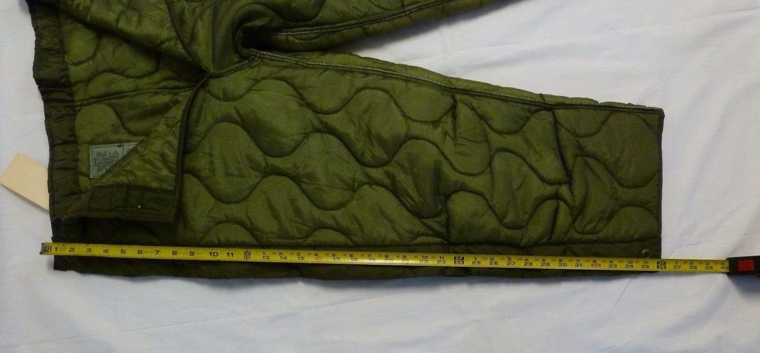 OD Pant Liner Cold Weather M-65 Field Pants Liner Medium Long NEW