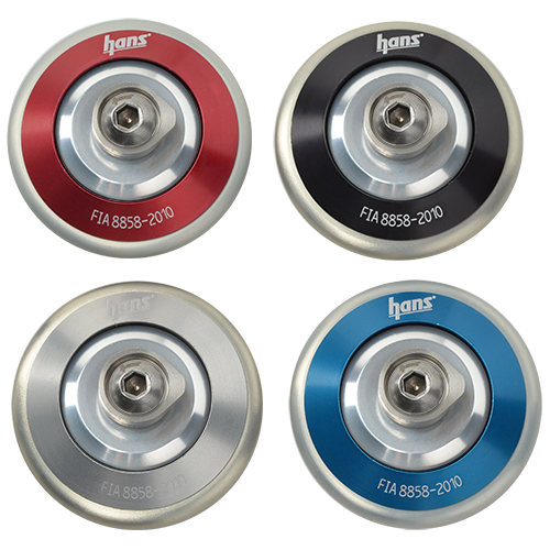 HANS AK113212K, Helmet Post Collar Anchor, Black, Pair