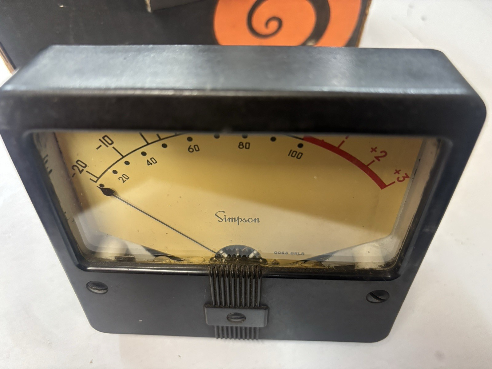vintage Simpson VU meter SK525-1080 - tested and Works !