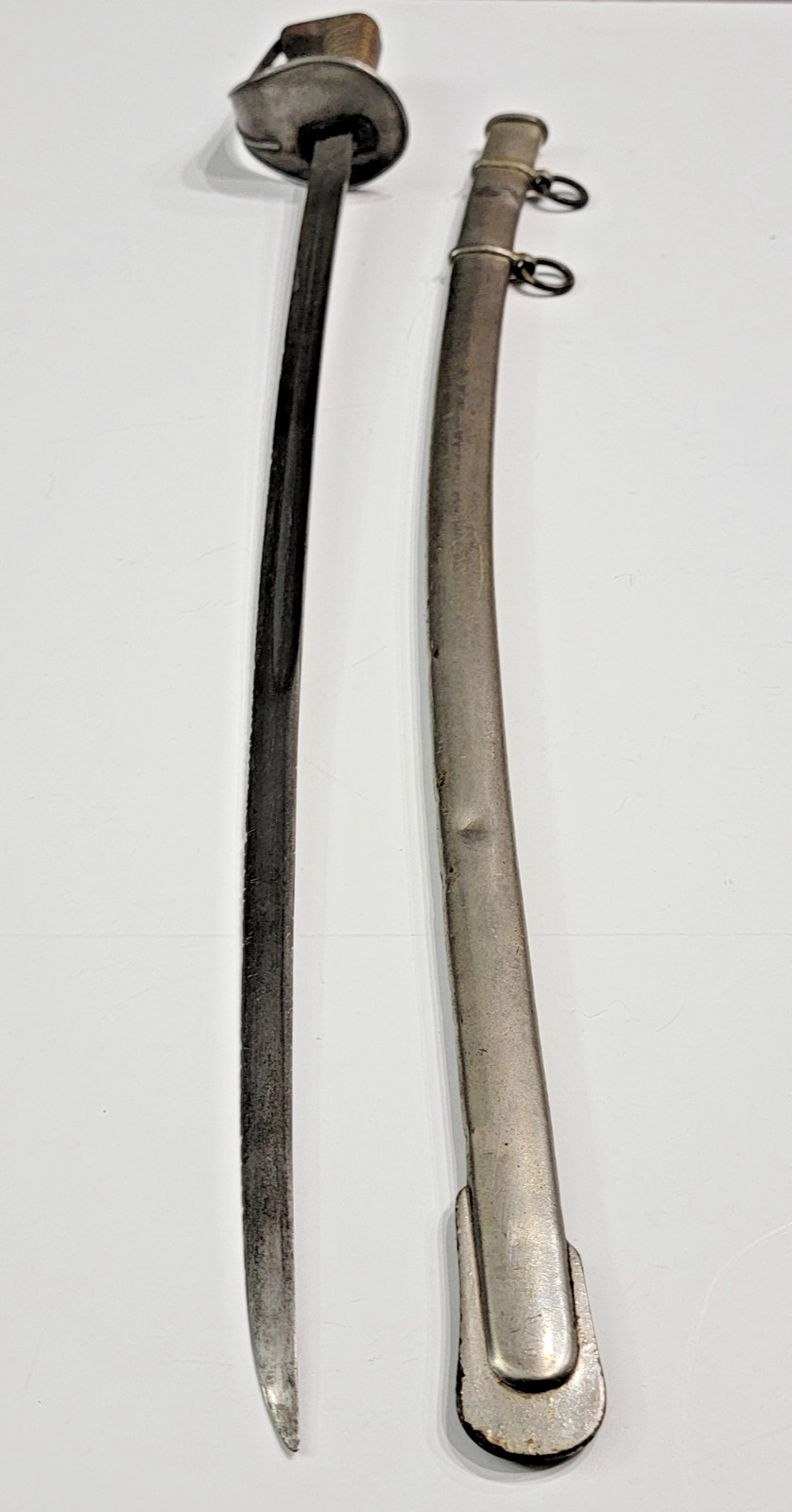 WWI US 1906 Experimental M1905 Ames AS Co Sword Officer Steel Scabbard