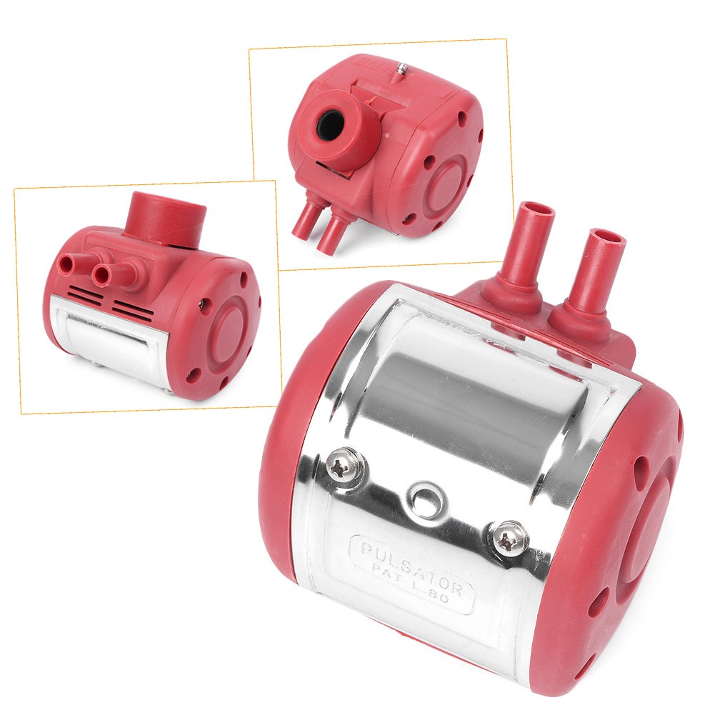 RED Dairy Farm Milker Milking Machine Pulsator Pneumatic For Goat / Cow US Stock