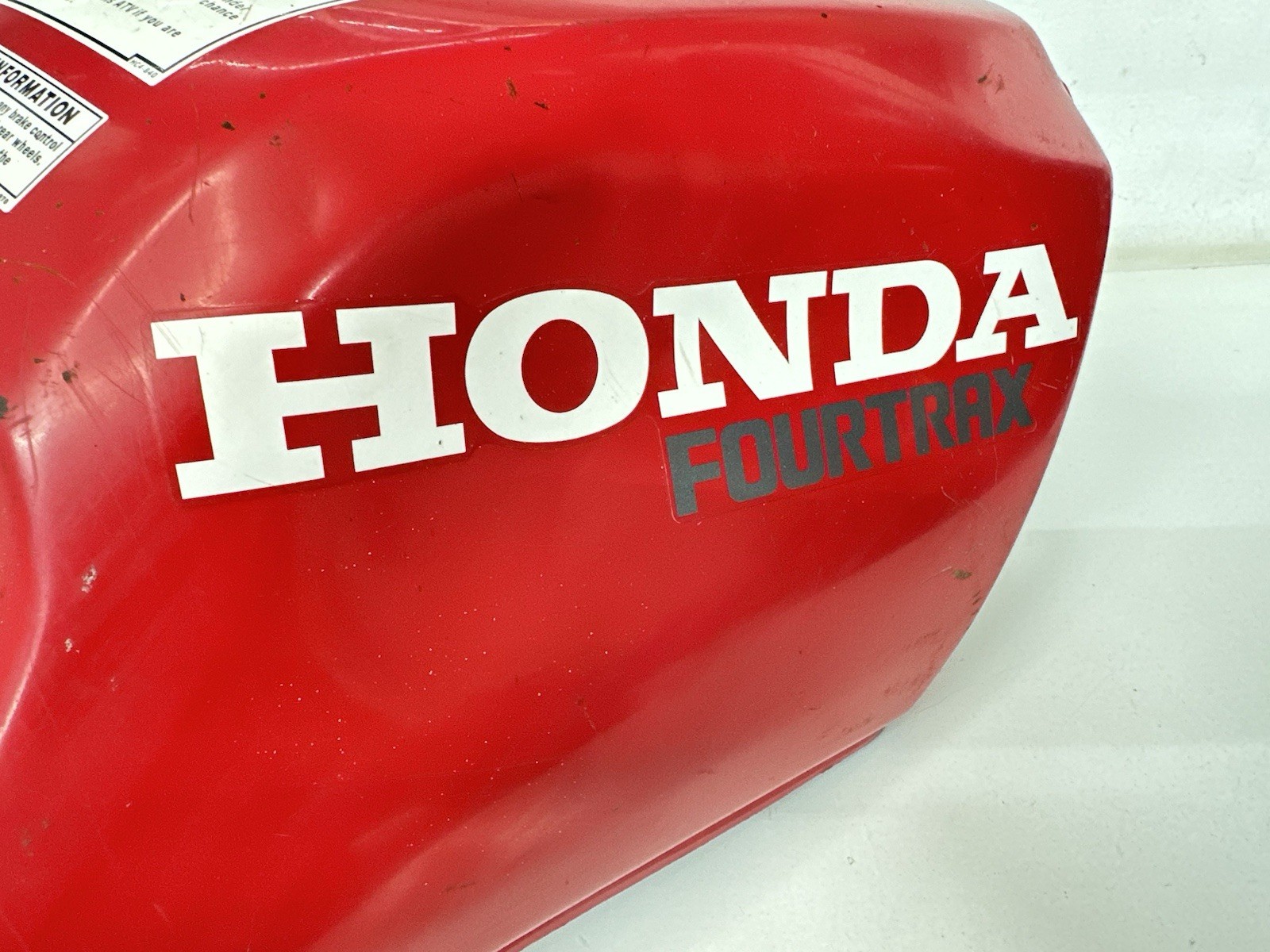 USED OEM 93-00 HONDA TRX300 TRX 300 TRX300FW FOURTRAX RED GAS FUEL TANK
