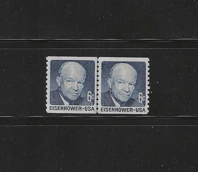 US SCOTT #1401  COIL LINE PAIR  MH TAKE A LQQK !