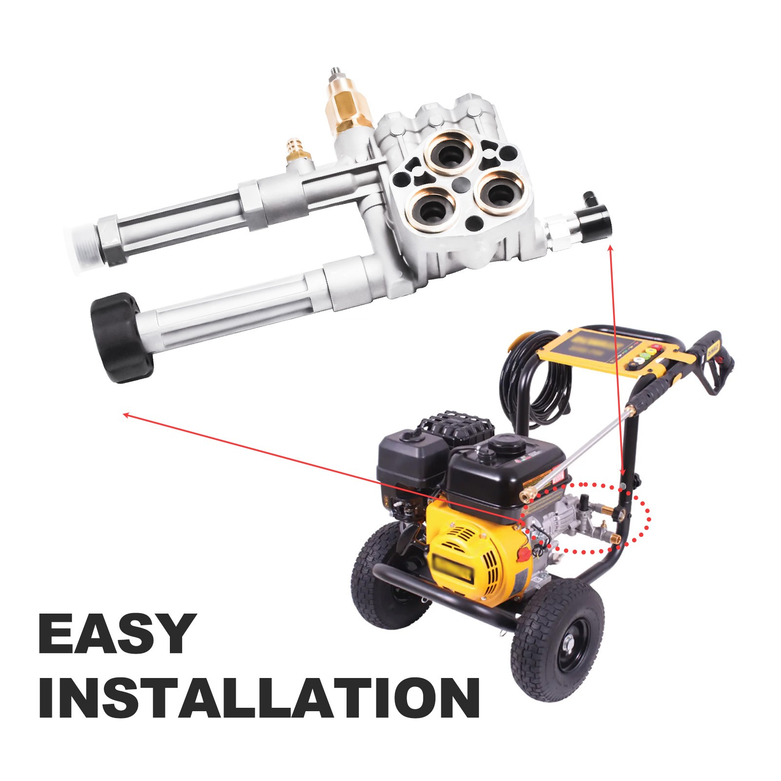 Complete Pump Head Fit For SRMW2.3G28 & SRMW2.4G28 Model Pumps Only