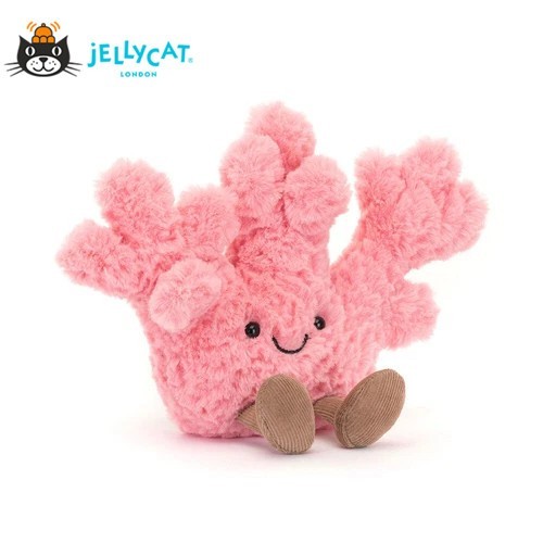 2025 NWT Summer Jellycat Amuseables Coral Pink With Dust Bag