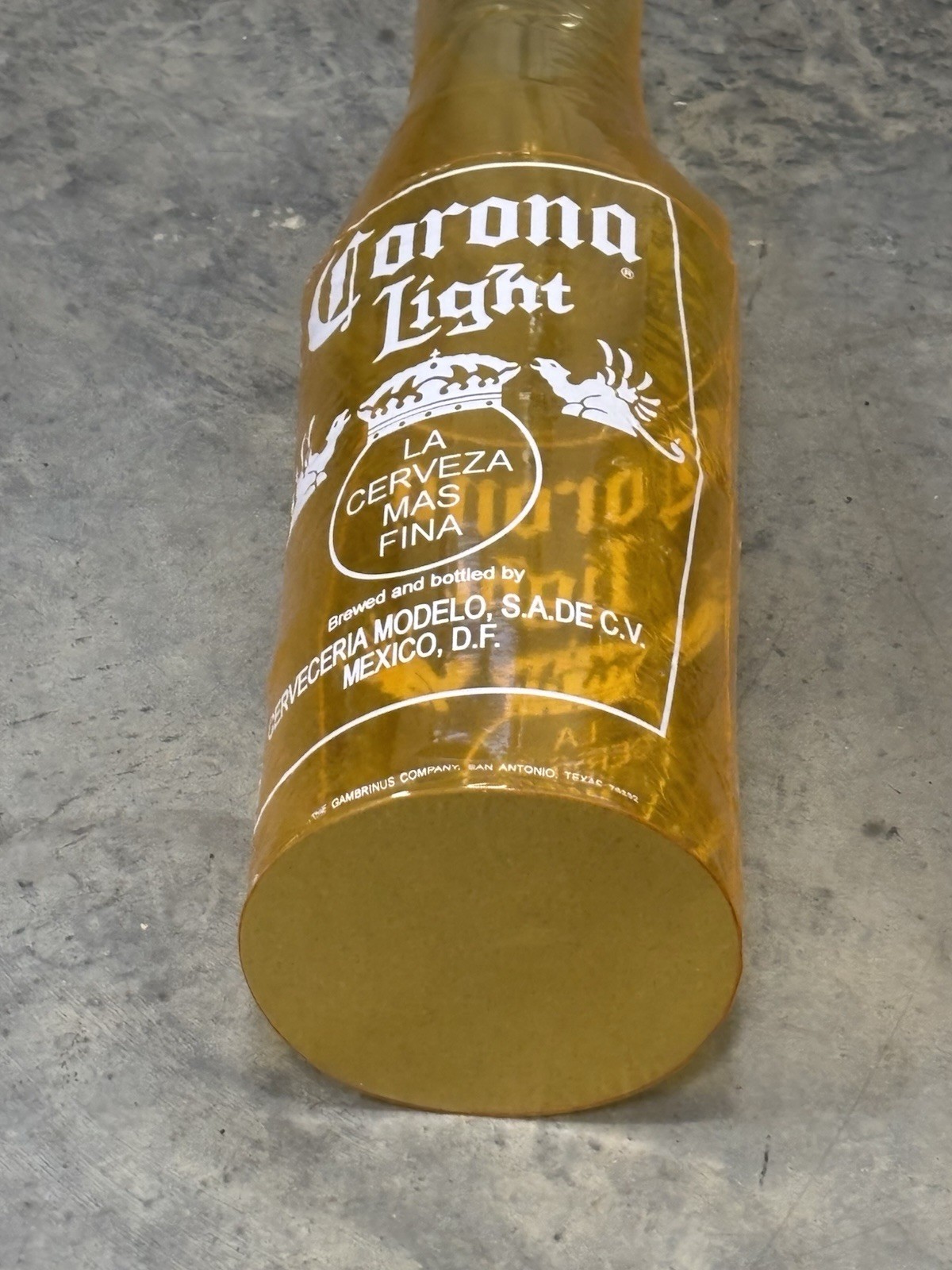 Corona Light Beer Inflatable Blow Up Bottle 26” Man Cave Bar Breweriana