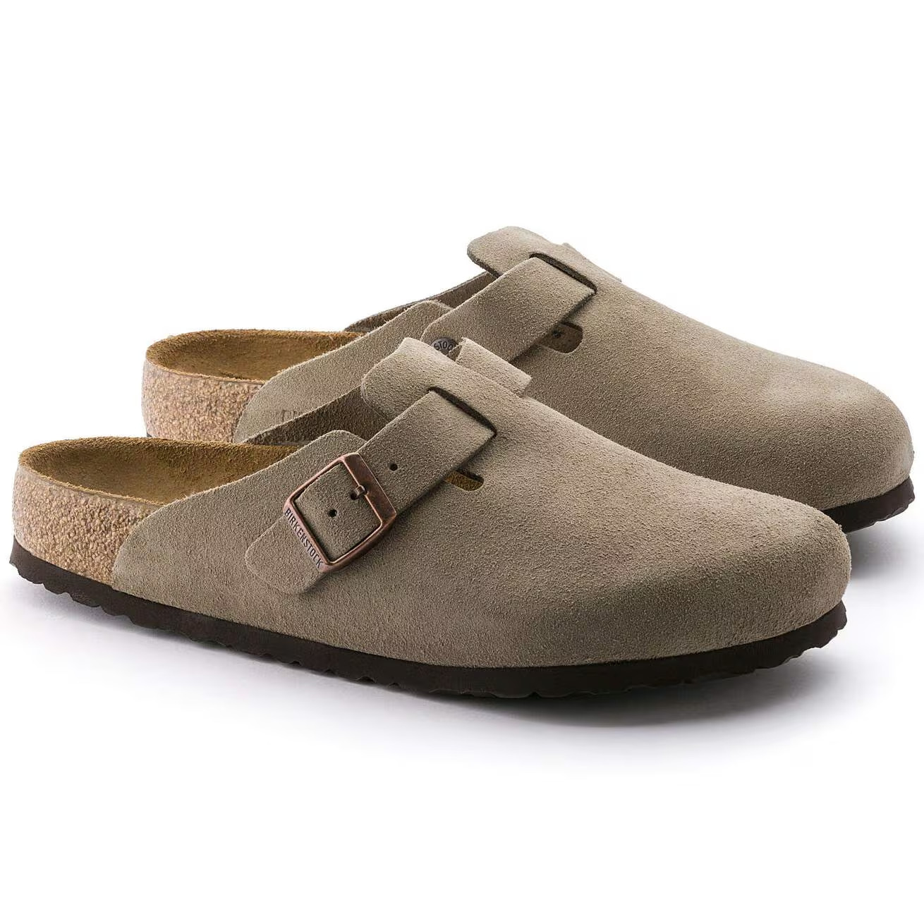 New Birkenstock Boston Suede Leather Casual Shoes Clogs Slippers - Unisex Adults