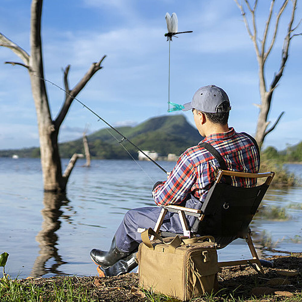 Dragonfly Hat Clip Realistic Dragonfly Clip Bug Repellent Dragonfly Hat Clip JQ