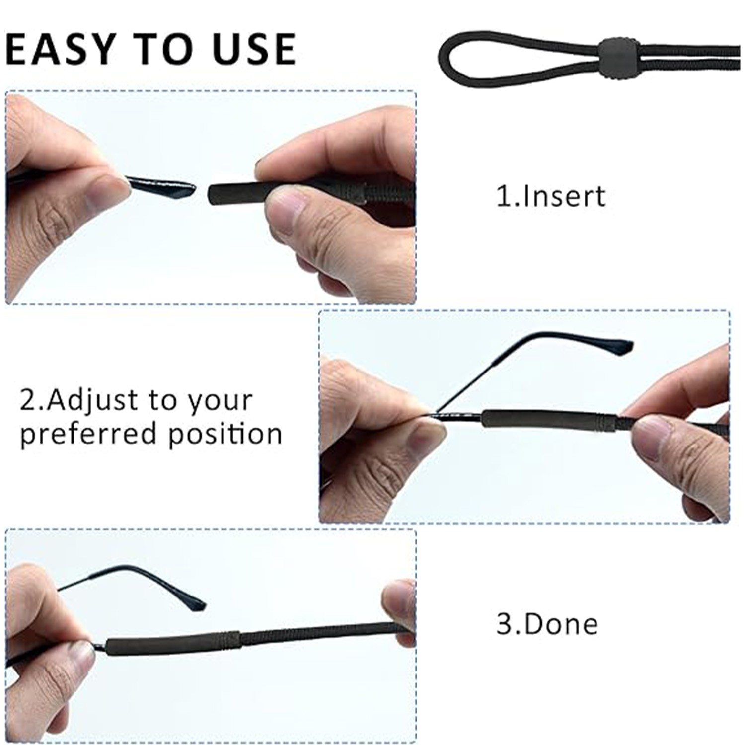 1~3 Sport Sunglass Neck Strap Eyeglass Read Glasses Neck Cord Lanyard Holder