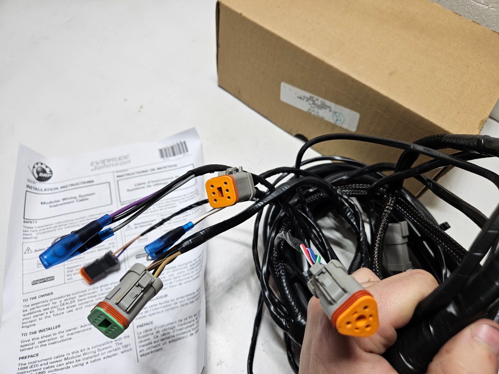 NOS OEM BRP OMC Johnson Evinrude Main Wiring Harness 176340 0176340 New