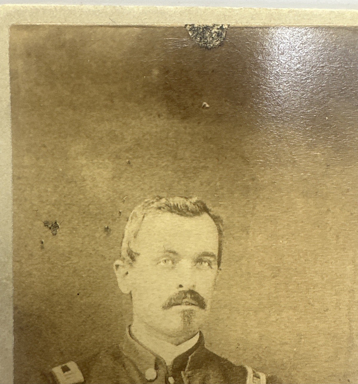 Civil War CDV Captain Wiliam Reisinger Union Officer 1863 Photo 11th PA Calvary