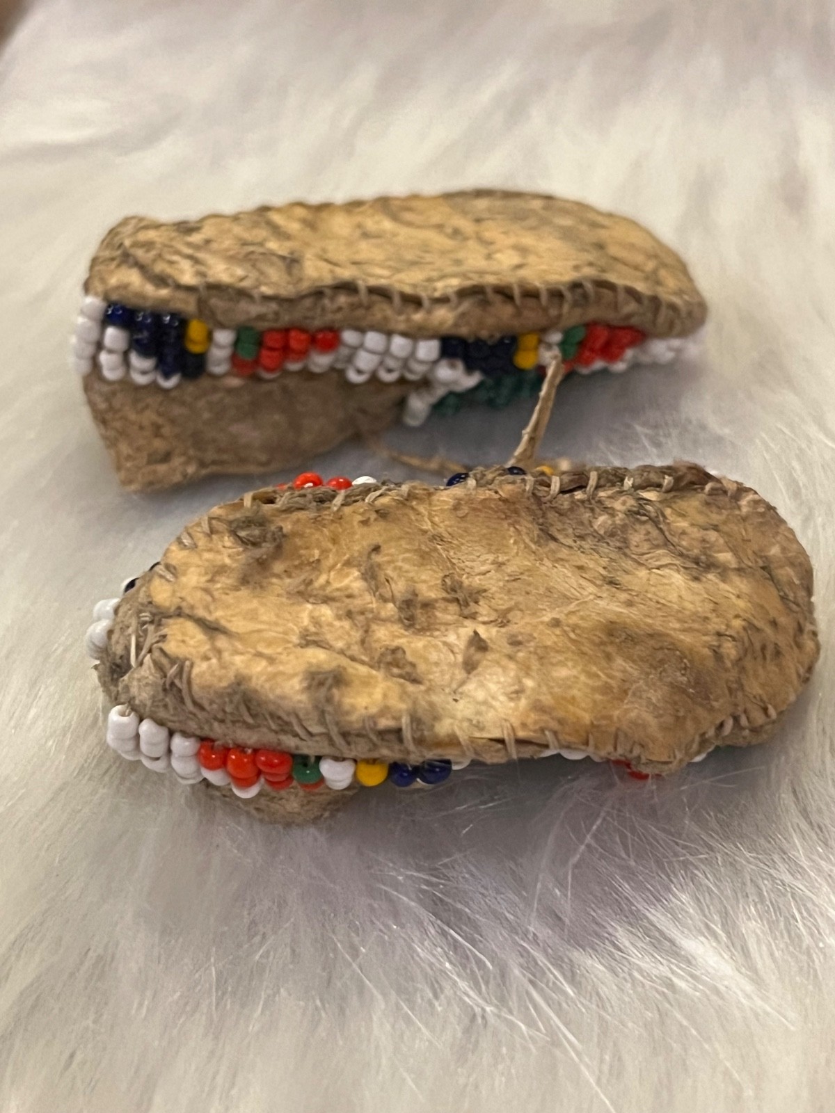 Old Beaded Baby Moccasins