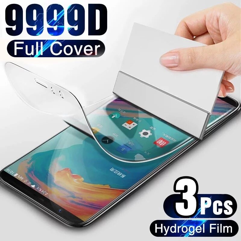 3-Pack Hydrogel Screen Protector for Samsung Galaxy S24 S23 FE Ultra Plus S22