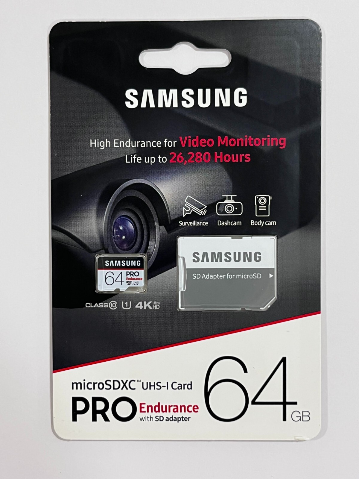New Samsung PRO Endurance 64GB Micro SDXC Card 100MB/s MB-MJ64GA/AM
