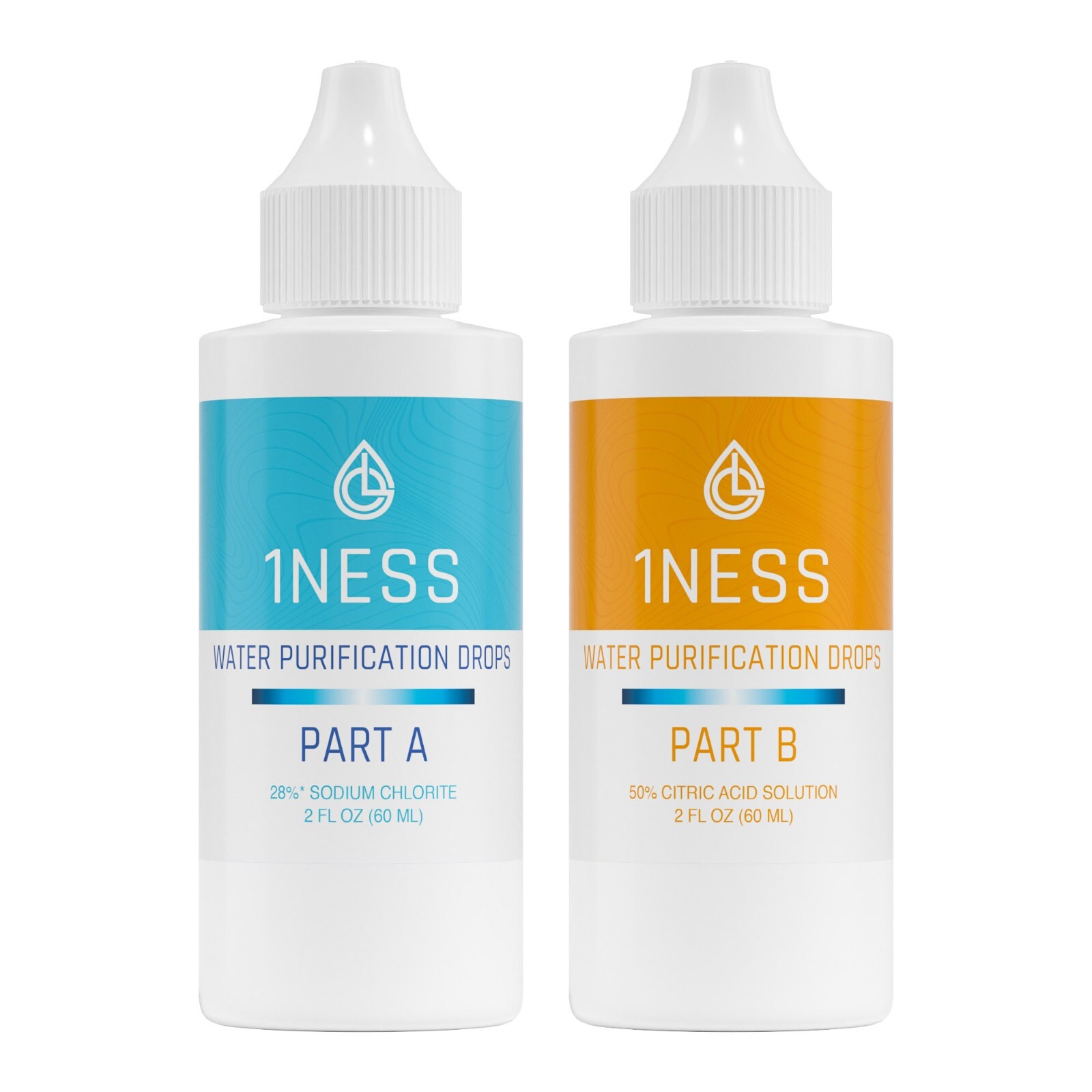 1ness Water Purification Drops CitricKit – 2oz Plastic