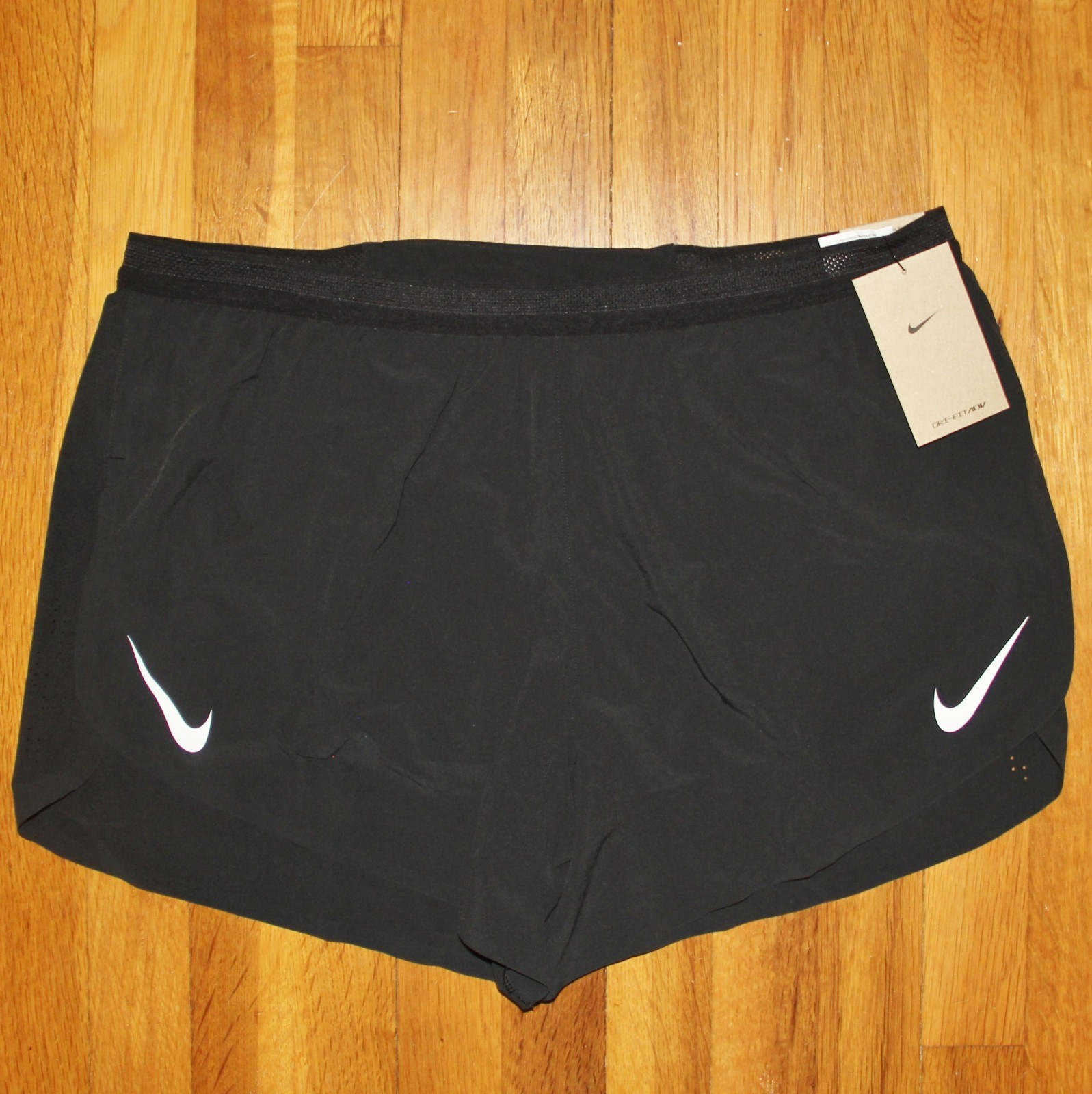 Nike AeroSwift Dri-Fit ADV 4" Running Shorts Men XL Black FN3352-010 Brief-Lined